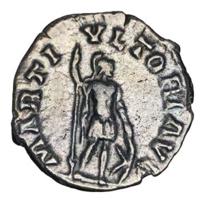 Alternative view of Commodus AR Denarius - MARTI VLTORI AVG